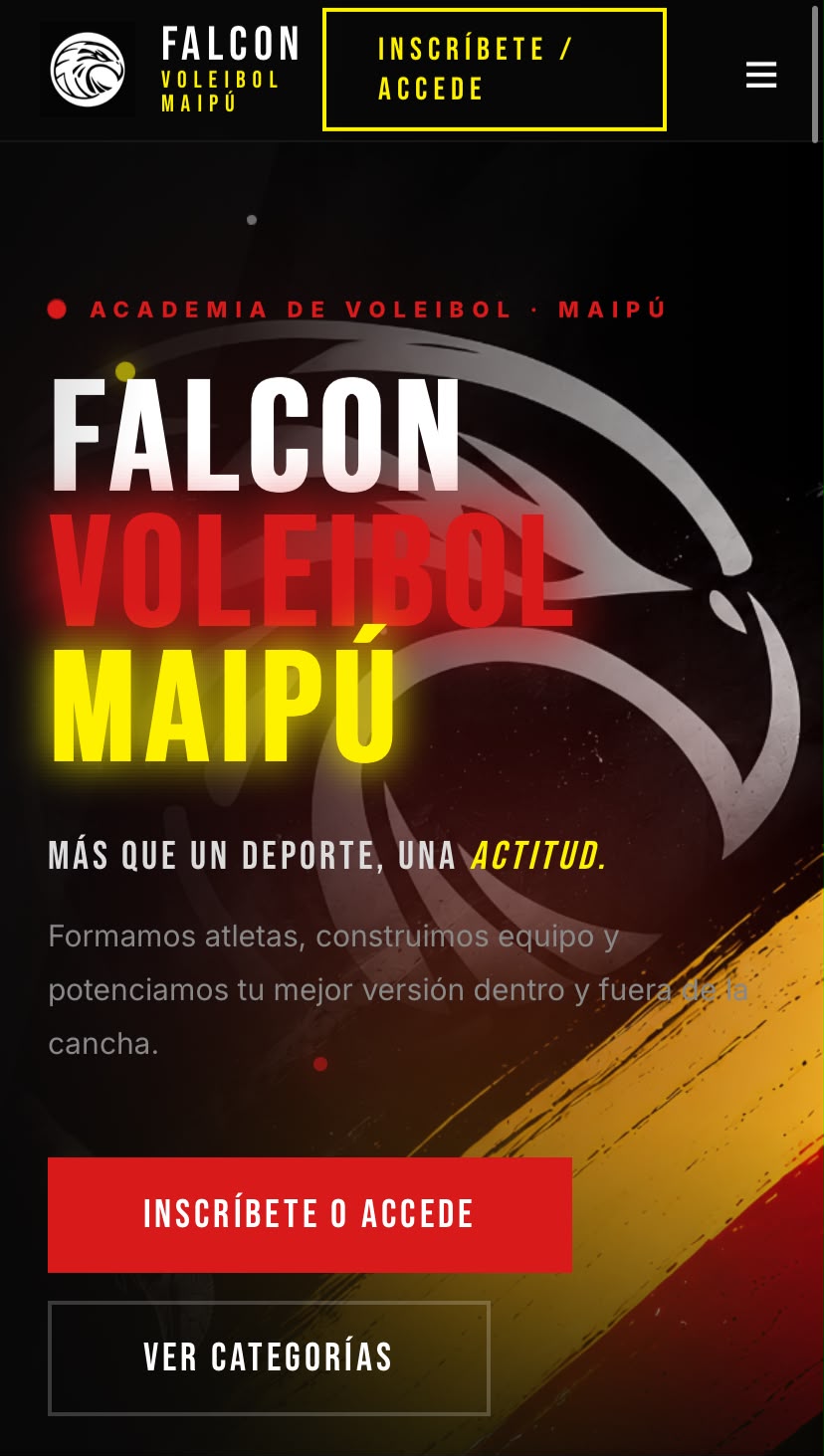 Falcón Vólei móvil